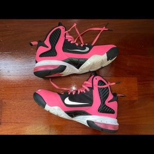 Lebron 9 GS laser pink and black
